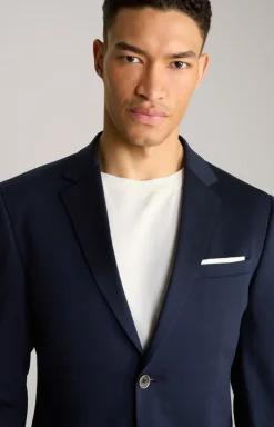 Jersey-Baukasten-Sakko Damon in Navy