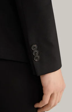 Jersey-Baukasten-Sakko Dash in Schwarz