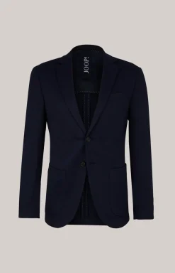 Jersey-Baukasten-Sakko Dash in Navy meliert