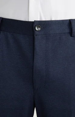 Jersey-Hose Baxx in Dunkelblau gemustert