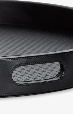 JOOP! Homeline - Rundes Tablett in Schwarz, groß