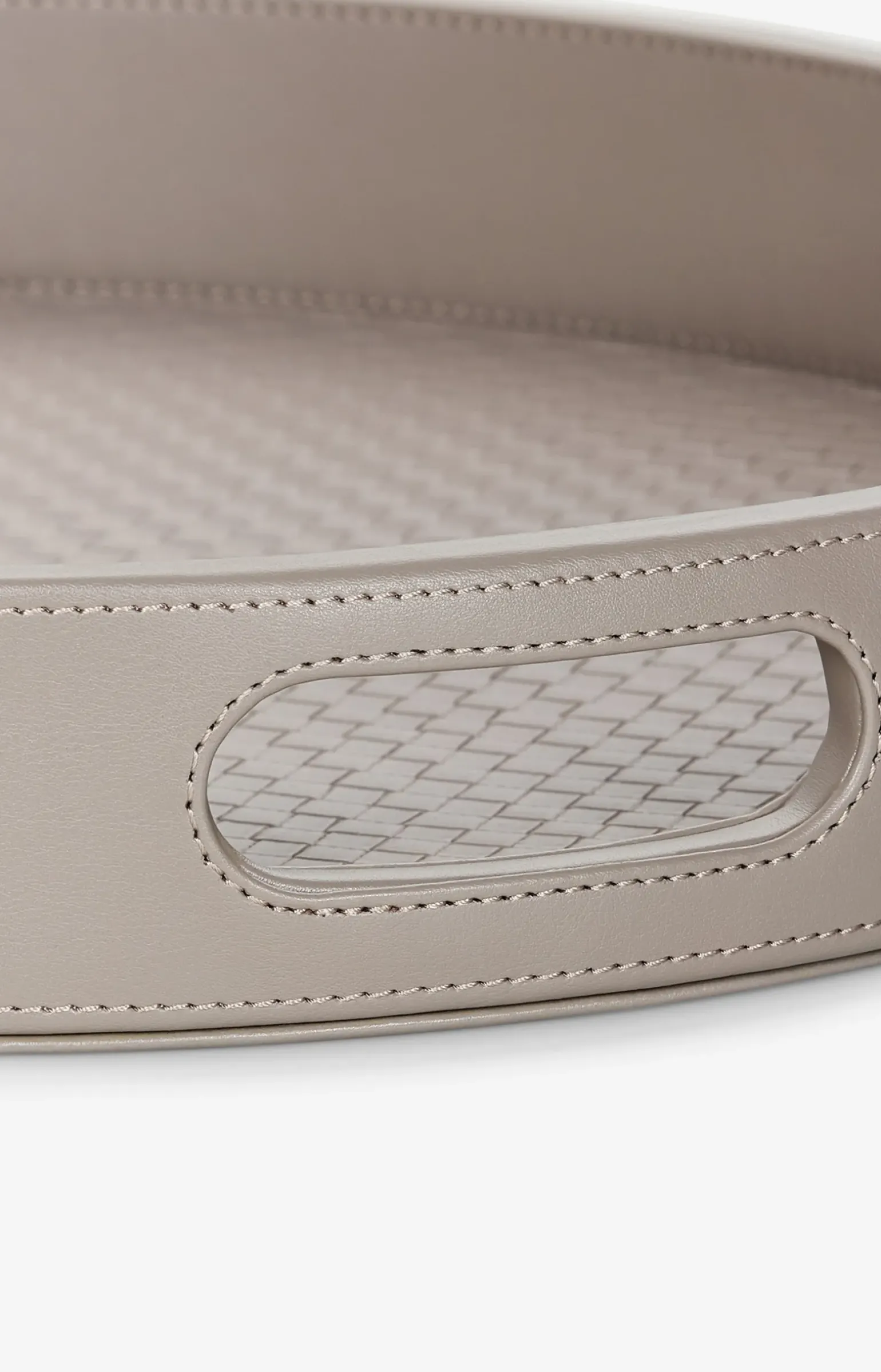 JOOP! Homeline - Rundes Tablett in Grau, klein