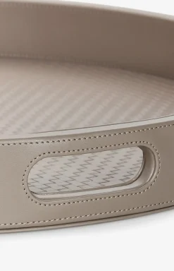 JOOP! Homeline - Rundes Tablett in Grau, groß