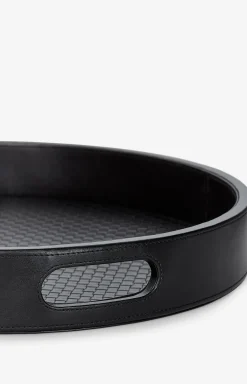 JOOP! Homeline - Rundes Tablett in Schwarz, klein