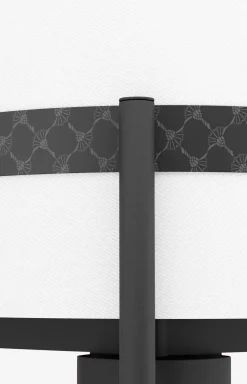 JOOP! ROUND LIGHTS BLACK Tischleuchte, Weiß/Schwarz