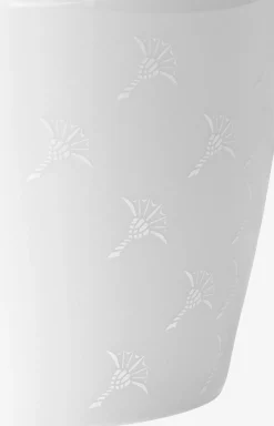 Karaffe/Vase Faded Cornflower in Weiß - 18 cm Höhe