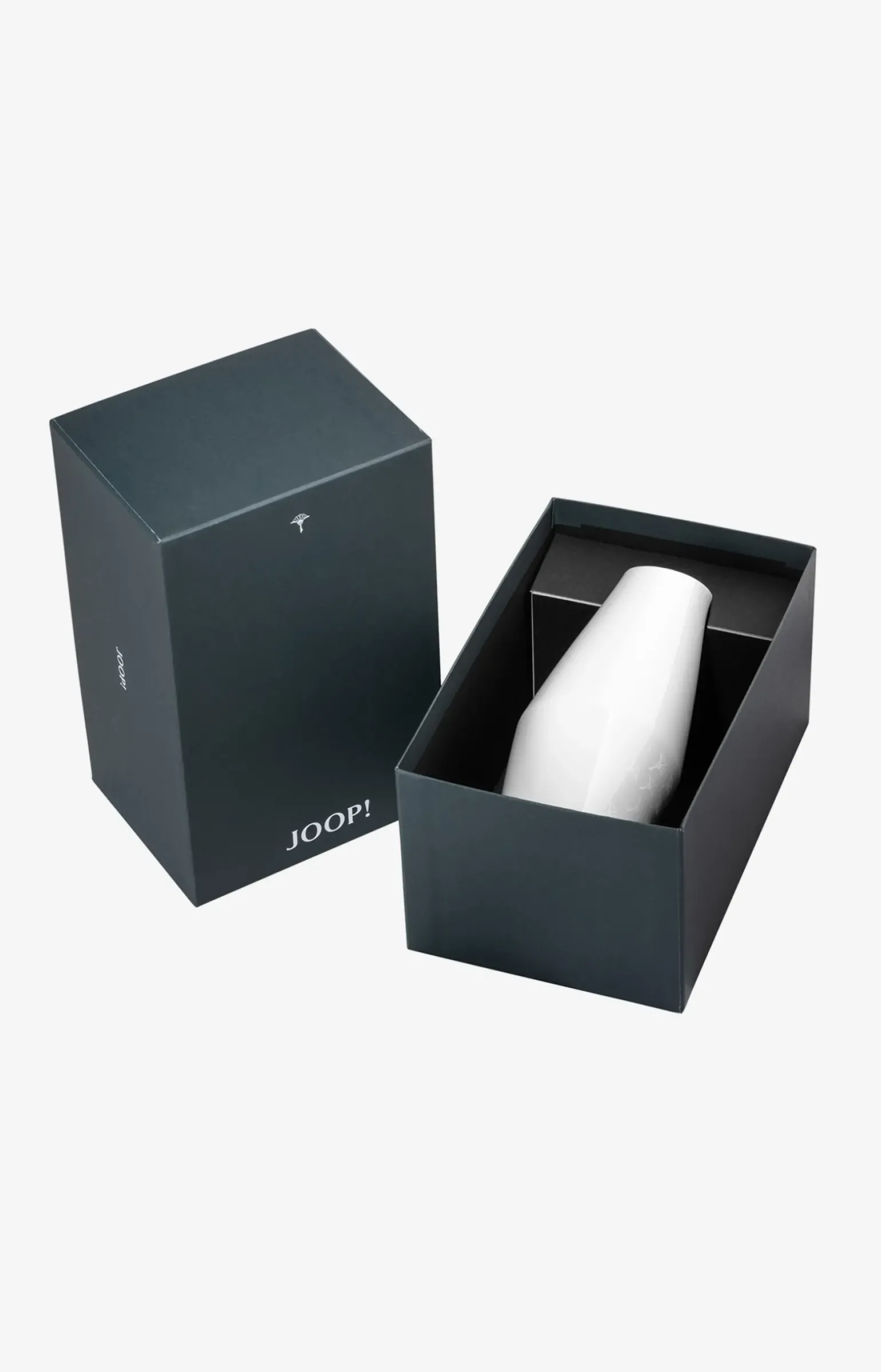 Karaffe/Vase Faded Cornflower in Weiß - 18 cm Höhe