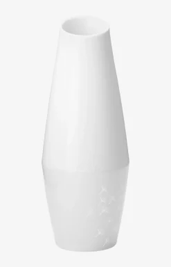 Karaffe/Vase Faded Cornflower in Weiß - 25 cm Höhe