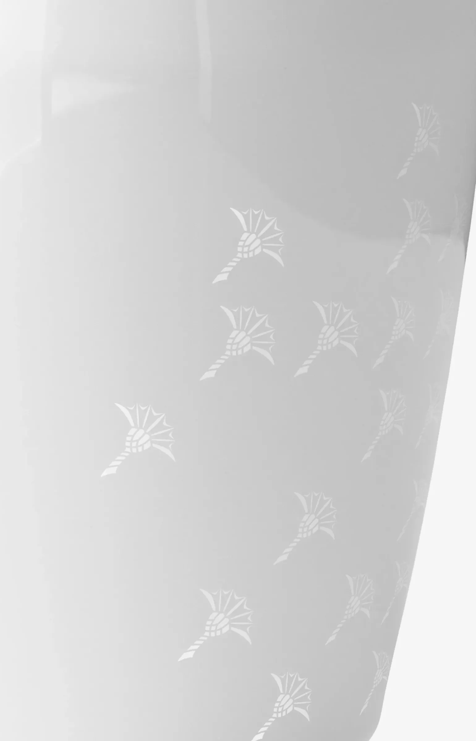 Karaffe/Vase Faded Cornflower in Weiß - 25 cm Höhe