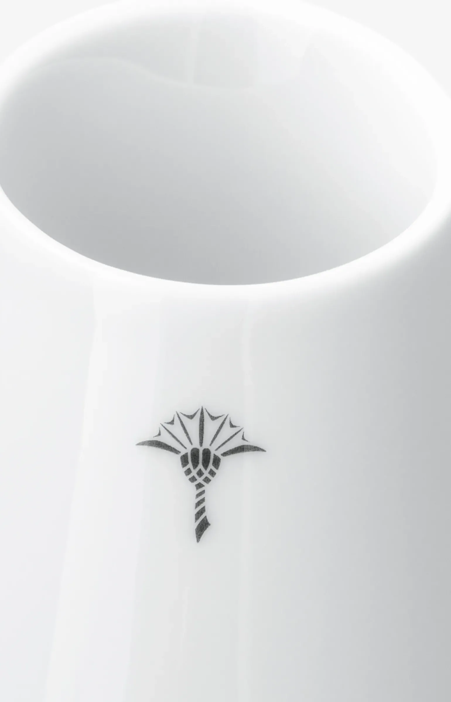 Karaffe/Vase Single Cornflower in Weiß - 18 cm Höhe