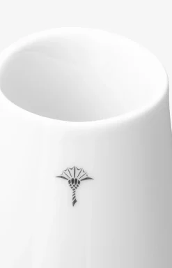 Karaffe/Vase Single Cornflower in Weiß - 25 cm Höhe