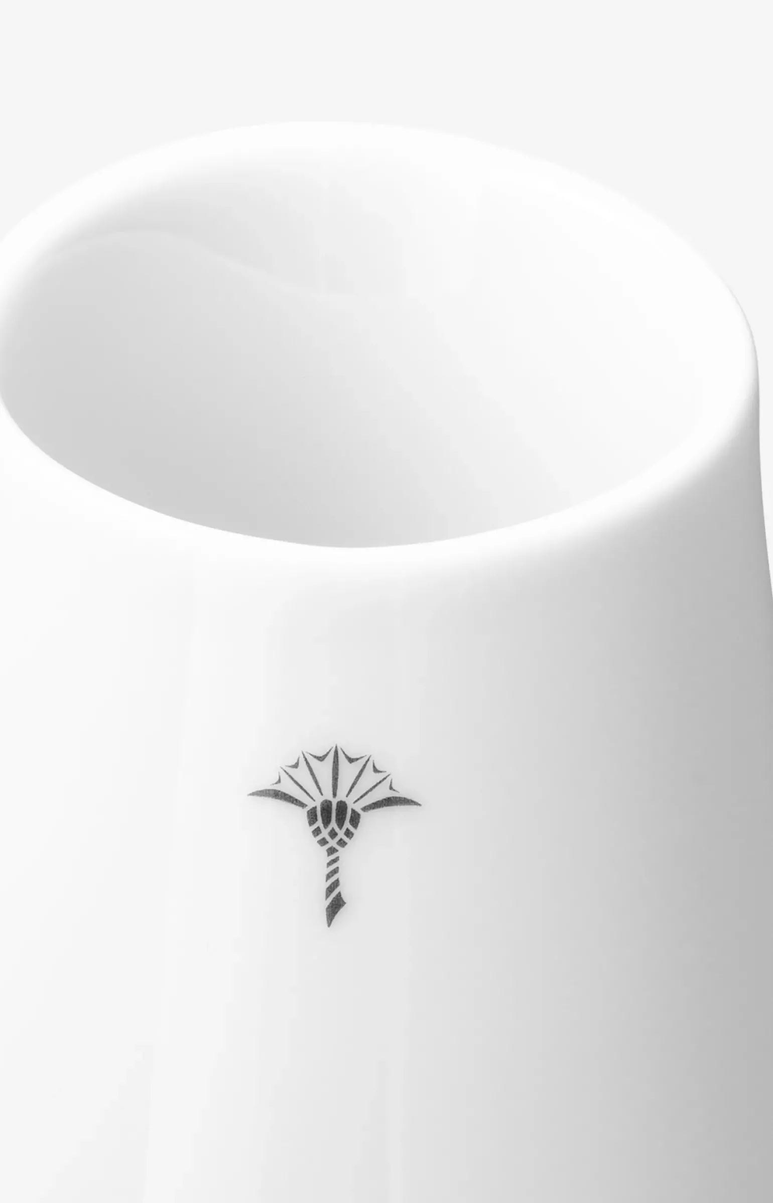 Karaffe/Vase Single Cornflower in Weiß - 25 cm Höhe