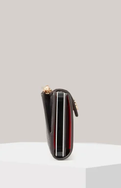 Karten-Etui Piazza Edition C-Four in Braun/Dunkelblau