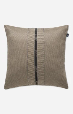 Kissenhülle Ribbon in Mokka-Braun