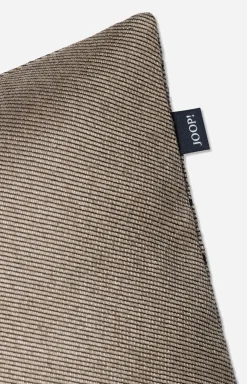 Kissenhülle Ribbon in Mokka-Braun