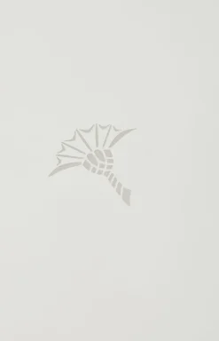 Kleine Aufbewahrungsdose Chromeline, Silber/Weiß