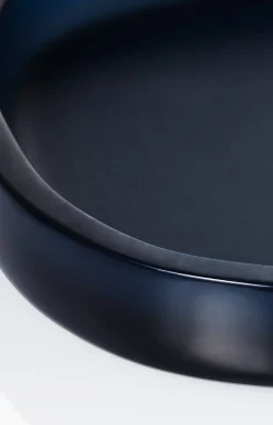 Kleines Tablett Crystal Line in Dunkelblau