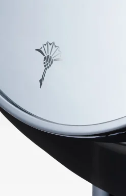 Kosmetikspiegel Crystal Line in Anthrazit