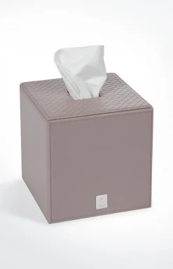 Kosmetiktuch-Spender Bathline, Grau-Rosé