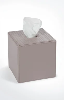 Kosmetiktuch-Spender Bathline, Grau-Rosé