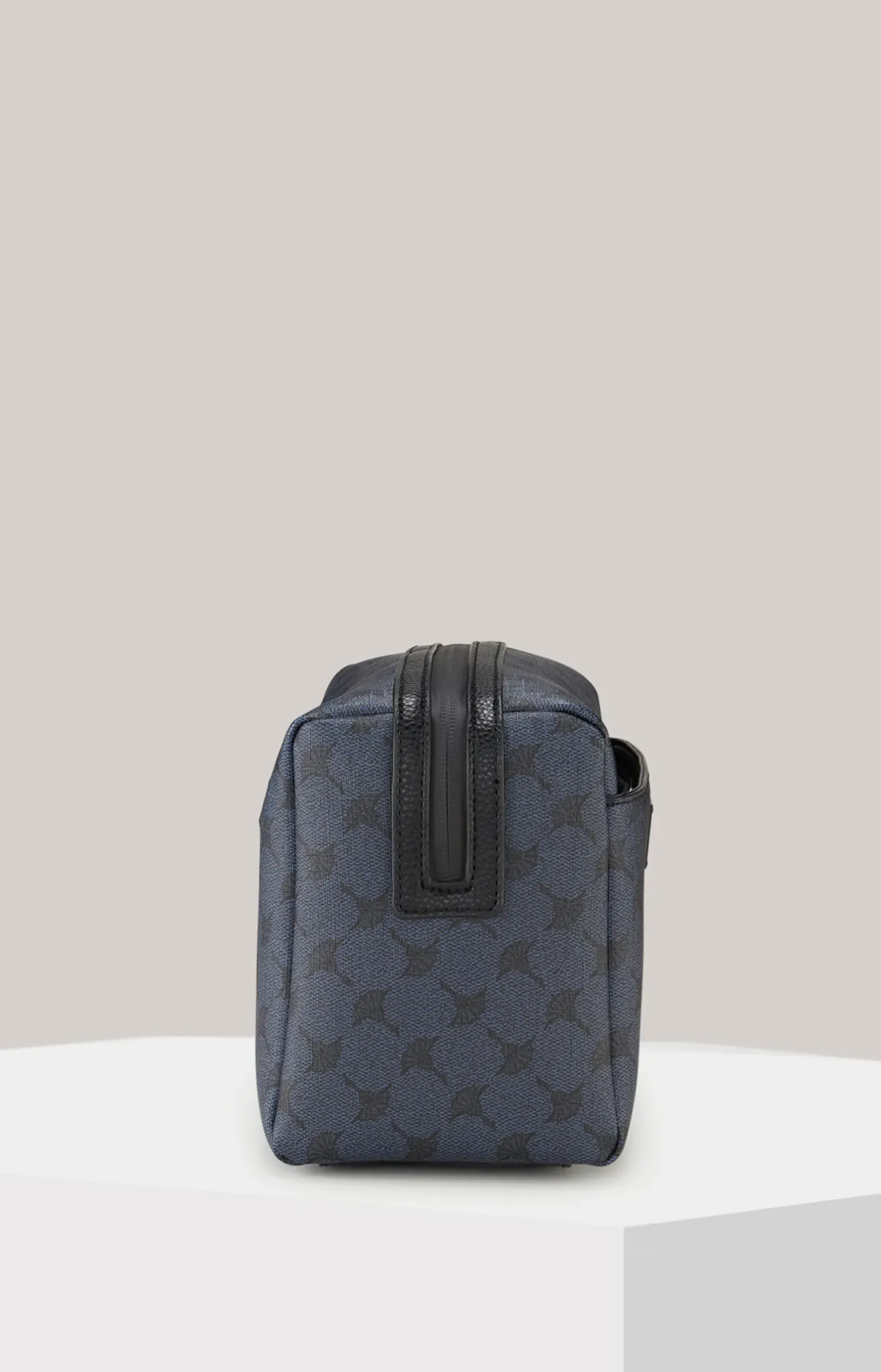 Kulturtasche Mazzolino Eris in Dunkelblau gemustert