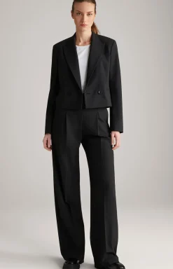 Kurz-Blazer in Schwarz