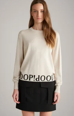 Langarmshirt in Nude