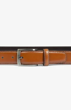 Ledergürtel in Cognac