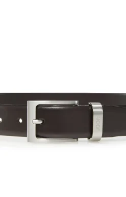 Ledergürtel in Dunkelbraun