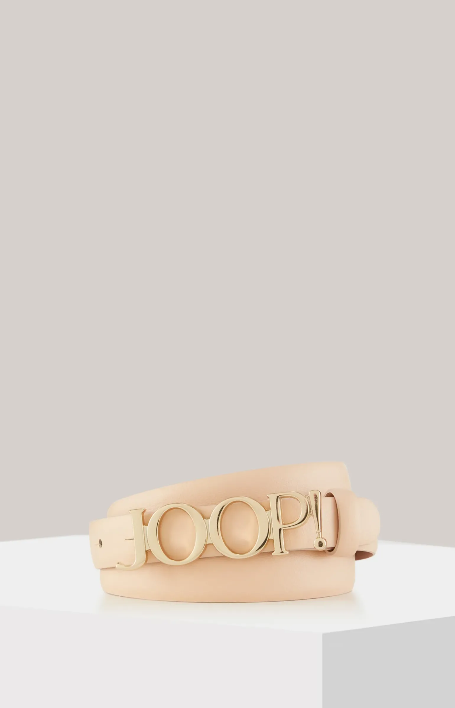 Ledergürtel in Nude