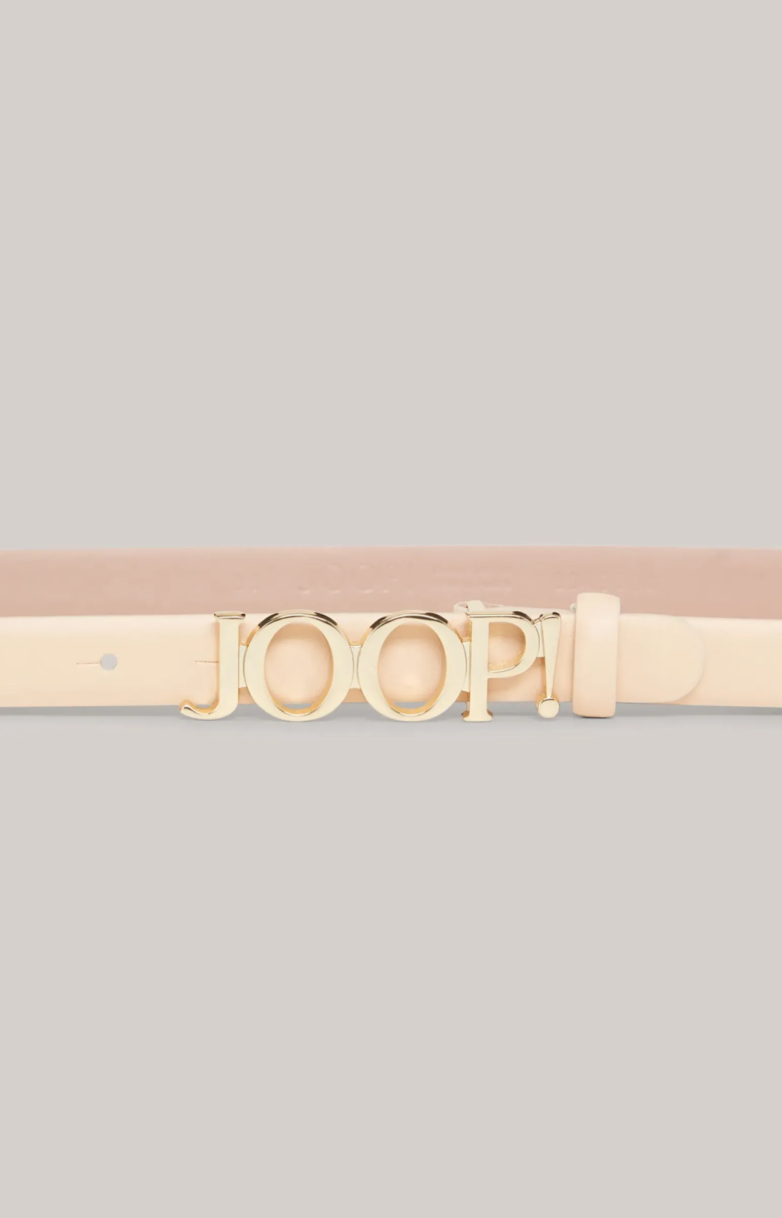 Ledergürtel in Nude