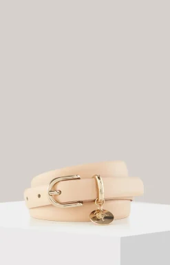 Ledergürtel in Nude