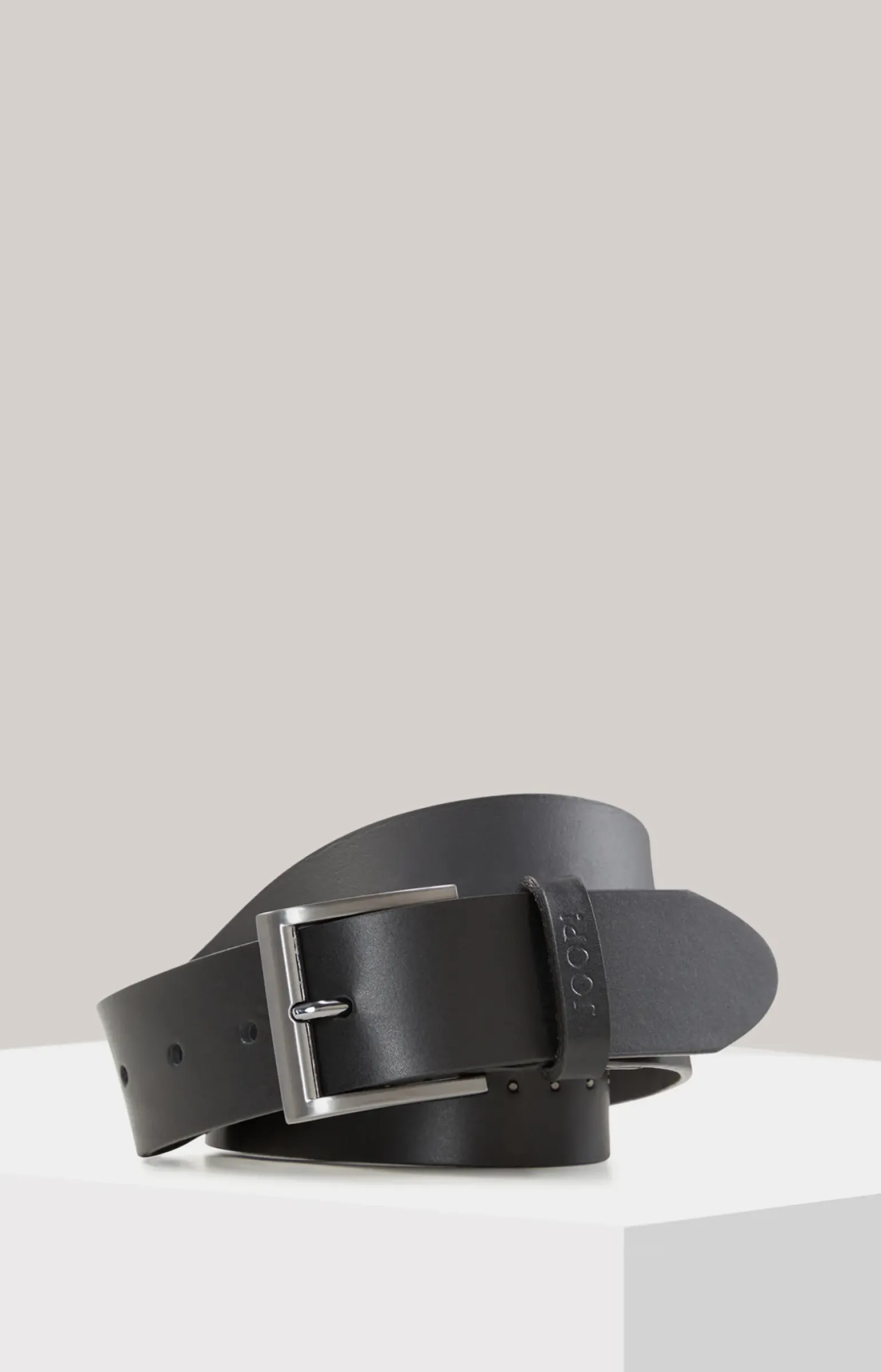 Ledergürtel in Schwarz