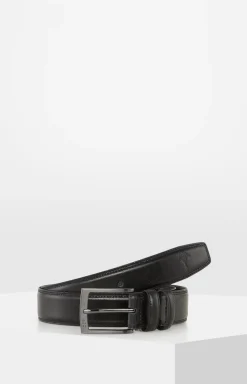 Ledergürtel in Schwarz