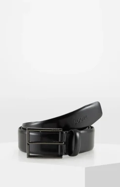 Ledergürtel in Schwarz