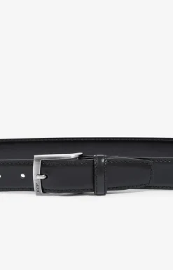 Ledergürtel in Schwarz