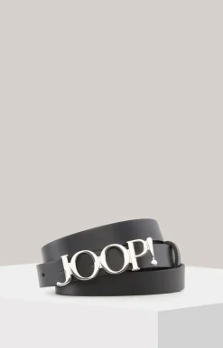 Ledergürtel in Schwarz