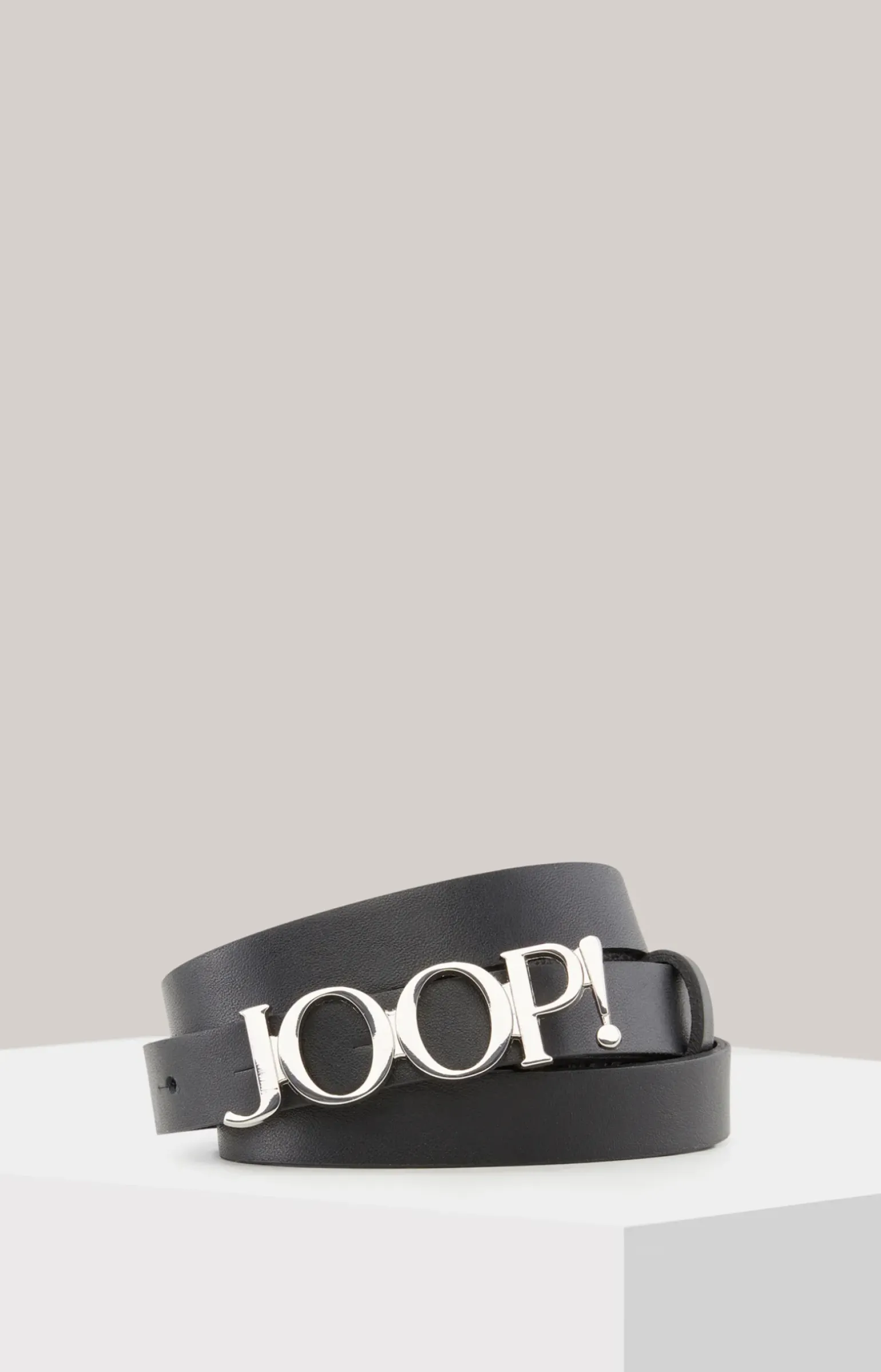 Ledergürtel in Schwarz