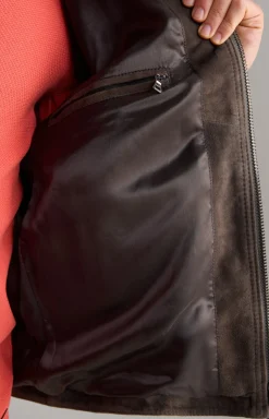 Lederjacke Avik in Braun