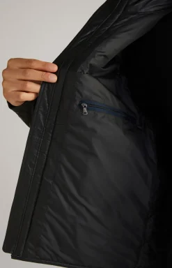 Lederjacke Boy in Schwarz