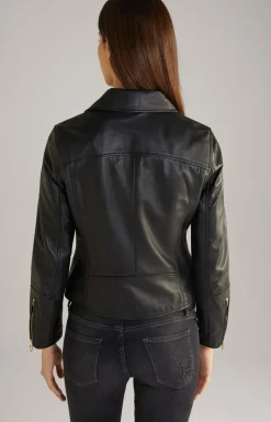 Lederjacke in Schwarz