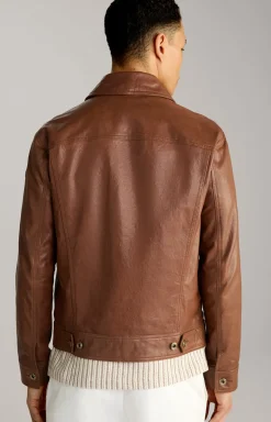 Lederjacke Jean in Braun