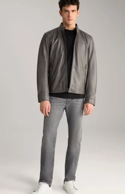 Lederjacke Lif in Grau