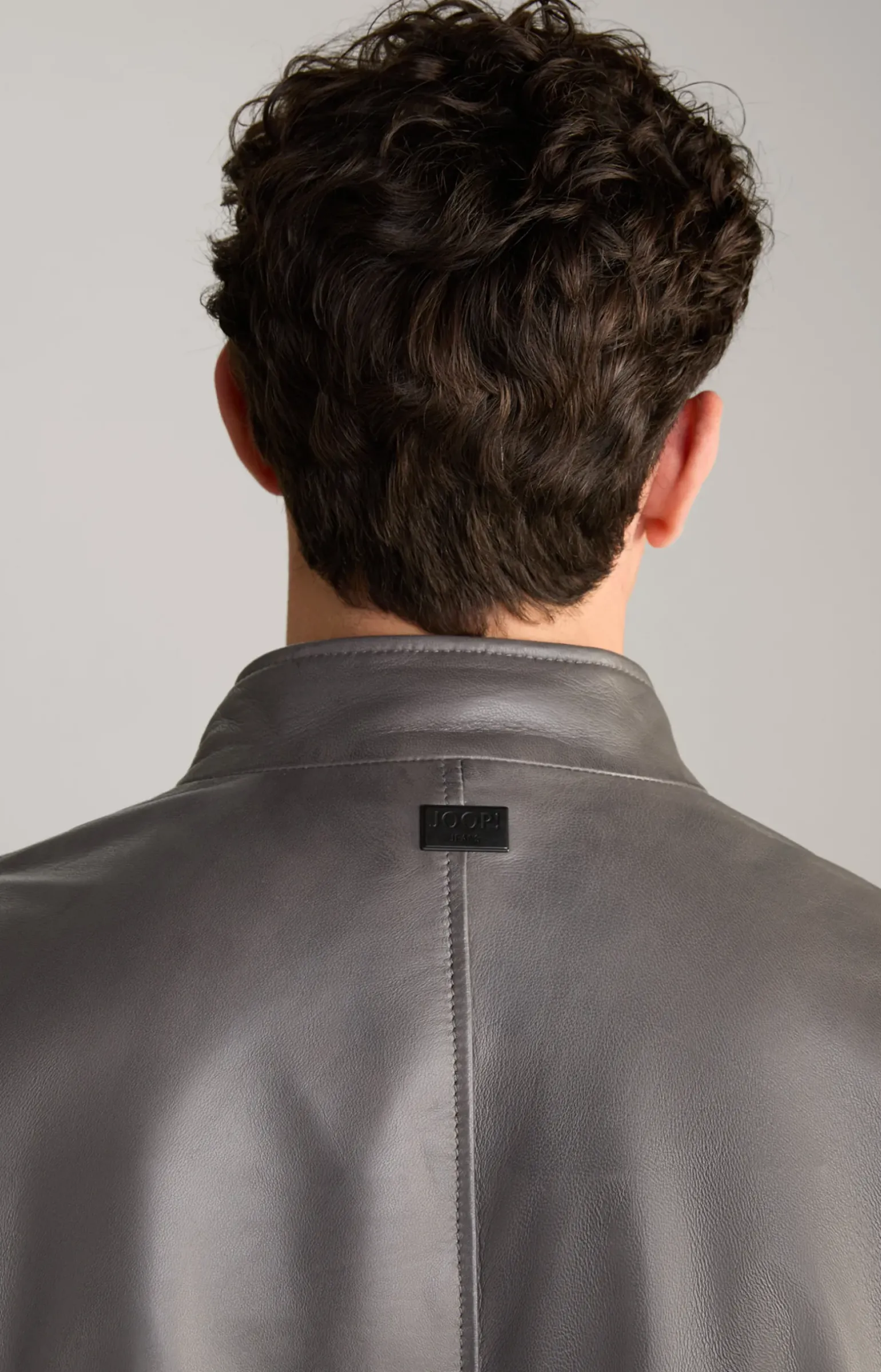 Lederjacke Lif in Grau