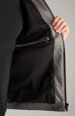 Lederjacke Lif in Grau
