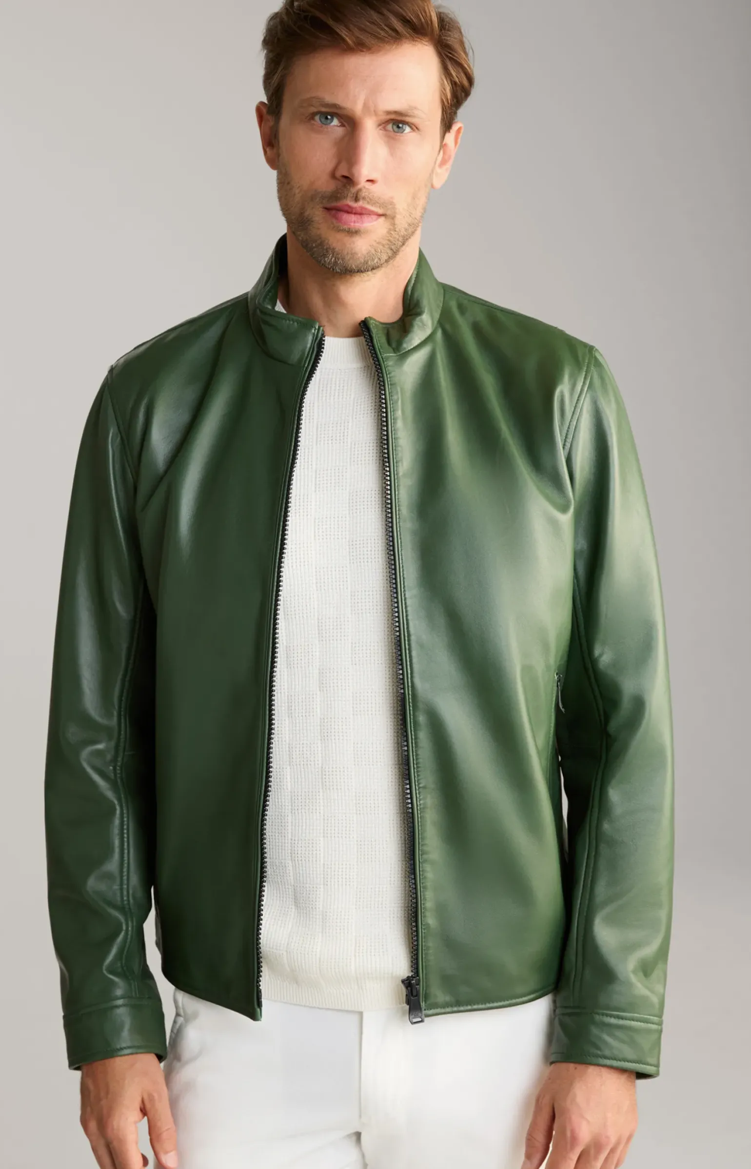 Lederjacke Lif in Grün