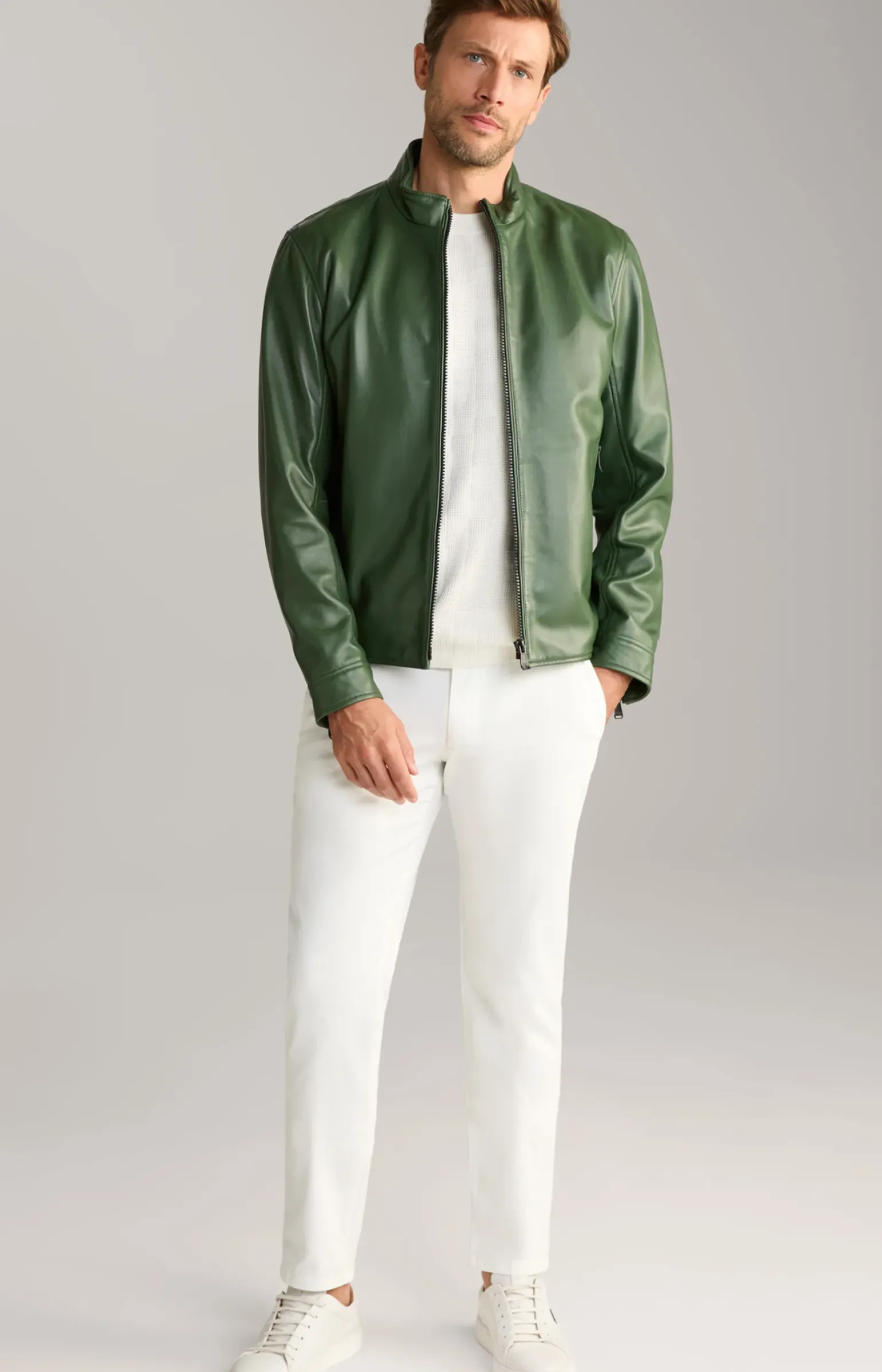 Lederjacke Lif in Grün