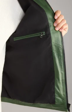 Lederjacke Lif in Grün