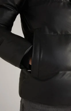 Lederjacke Loma in Schwarz