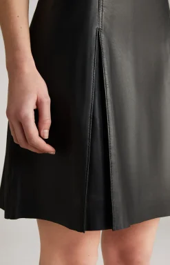 Lederrock in Schwarz